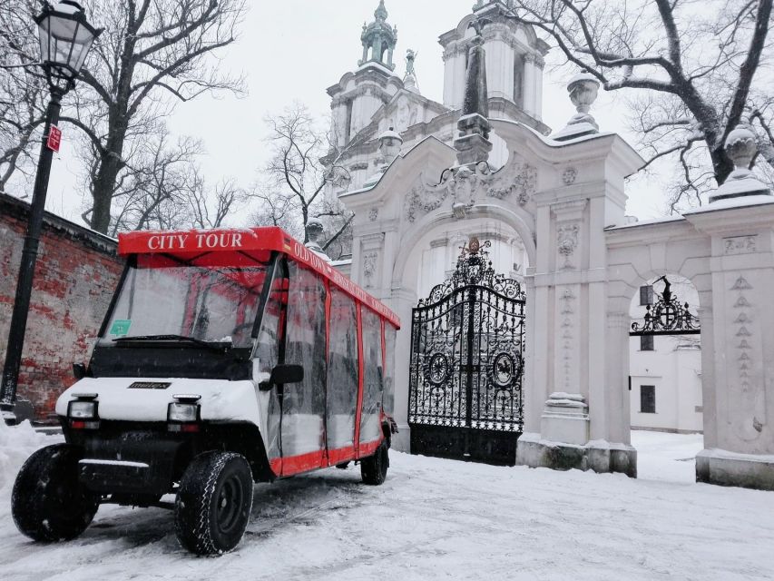 Krakow: Private Sightseeing Tour by Electric Car - Churches and synagogues in Kazimierz