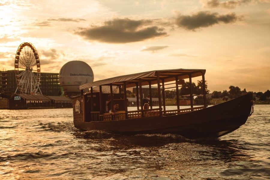 Krakow: Vistula Night Cruise by Gondola w/ Audio Commentary - A Wooden Boat With Real Character