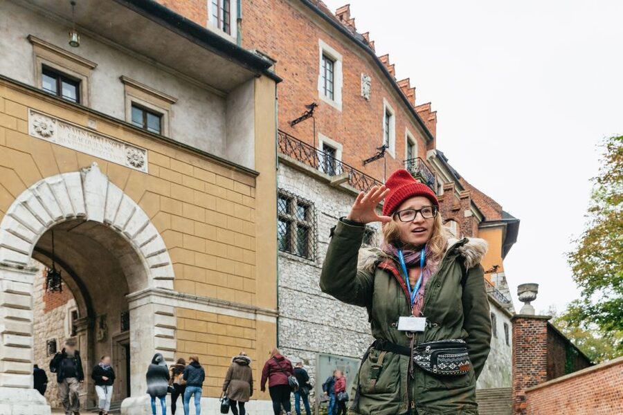 Krakow: Wawel Royal Hill with Optional Castle and Cathedral - What you see of the Royal Wawel Castle