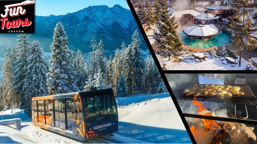 KRAKOW ZAKOPANE TOUR CABLE CAR THERMAL BATHS & HOTEL PICKUP - Key details at a glance