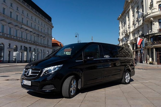 Luxury Warsaw Chopin Airport Transfer by private Minivan car - Key points at a glance