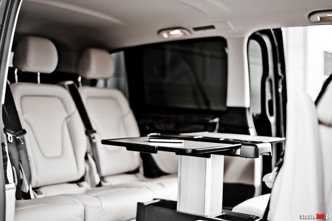 Mercedes V Class VIP minivan Kraków - From Pickup in Krakow to Your Destination