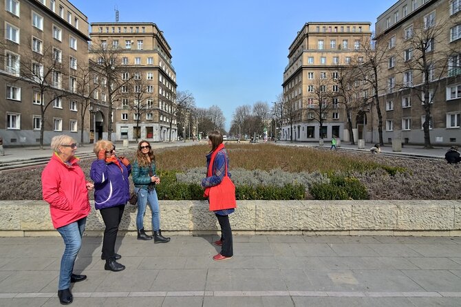 Nowa Huta Tour from Krakow: Communist City, Vodka & Zapiekanka - Reading socialist planning on foot