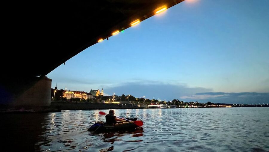 Packrafting kayaking guided tour Vistula river Warsaw Poland - What the Two Hours Feel Like