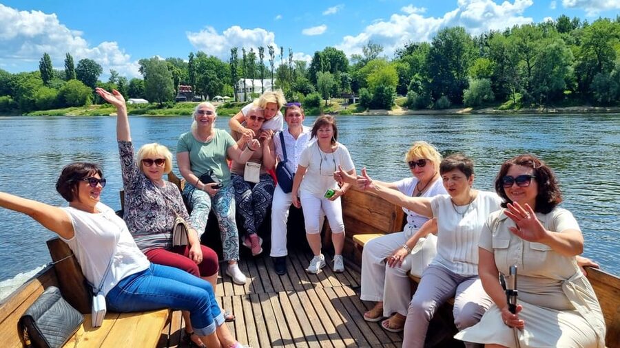 Panorama of Toruń - 30-minute cruise - The first minutes on the Vistula
