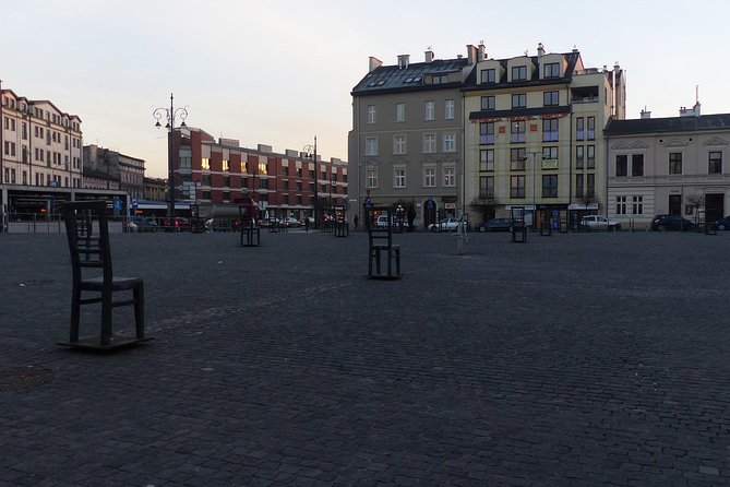 Private Half-Day Sightseeing in Krakow - Ghetto Heroes Square and the empty metal chairs