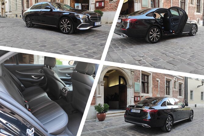 Private transfer from Krakow to Prague or from Prague to Krakow - The Mercedes-Benz ride and onboard extras