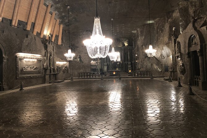 Salt Mine Wieliczka Guided Tour from Kraków with Hotel Pick up - Corridors, chambers, lakes, and salt sculptures