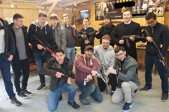 Shooting Krakow+REAL GUN+priv round trip transfer from your hotel - Arriving at the shooting range