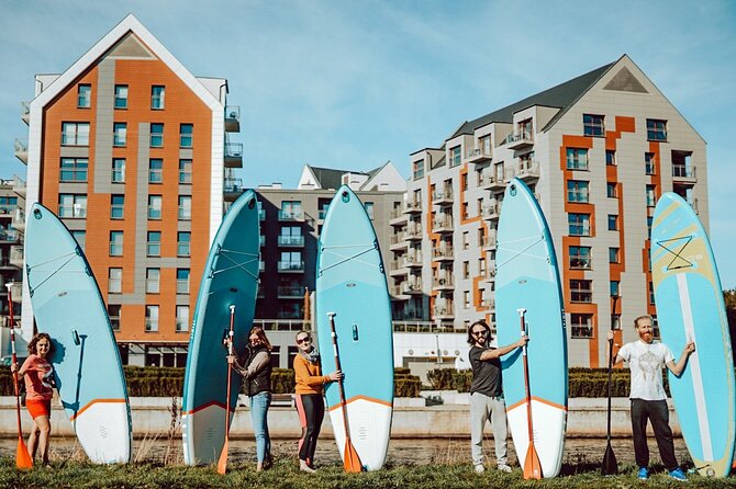 SUP Private Tour in Motlawa River - The Crane, Gdańsk’s Great Waterfront Symbol