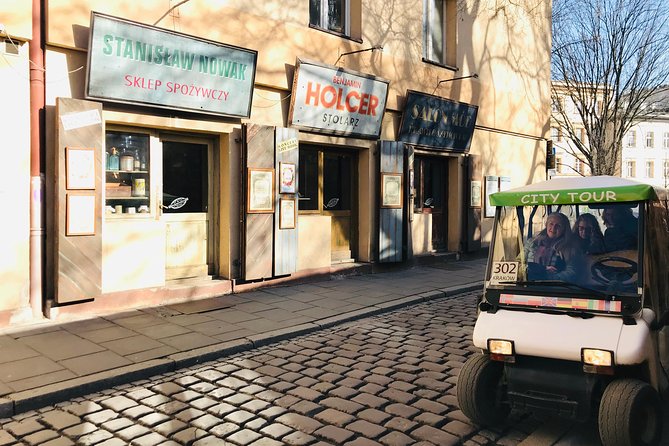 The best view of Krakow from Golf Cars - The synagogues of Kazimierz