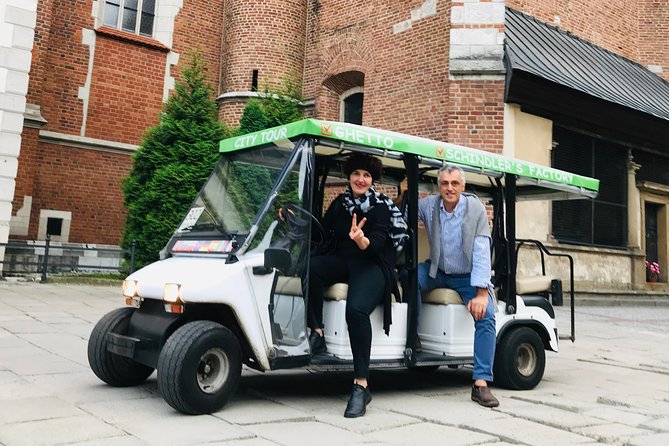 The best view of Krakow from Golf Cars - From the Old Town gateway to Planty Park