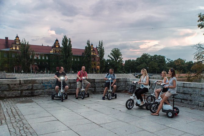 The Classic E-Scooter (3 wheeler) Tour of Wroclaw - everyday tour at 6:00 pm - Panorama Racławicka and the National Museum