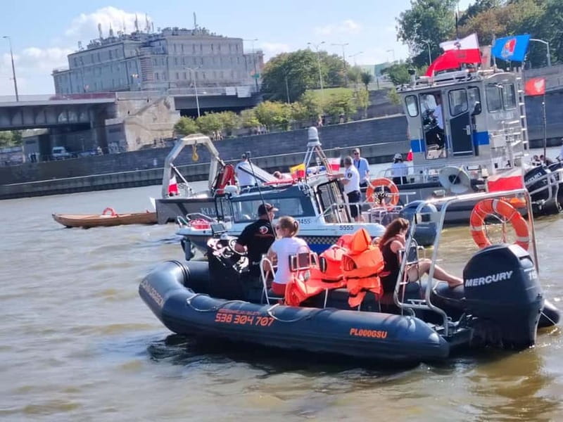 Warsaw: Adrenaline Ride on the Vistula River (Wisła) - What the captains add to the experience