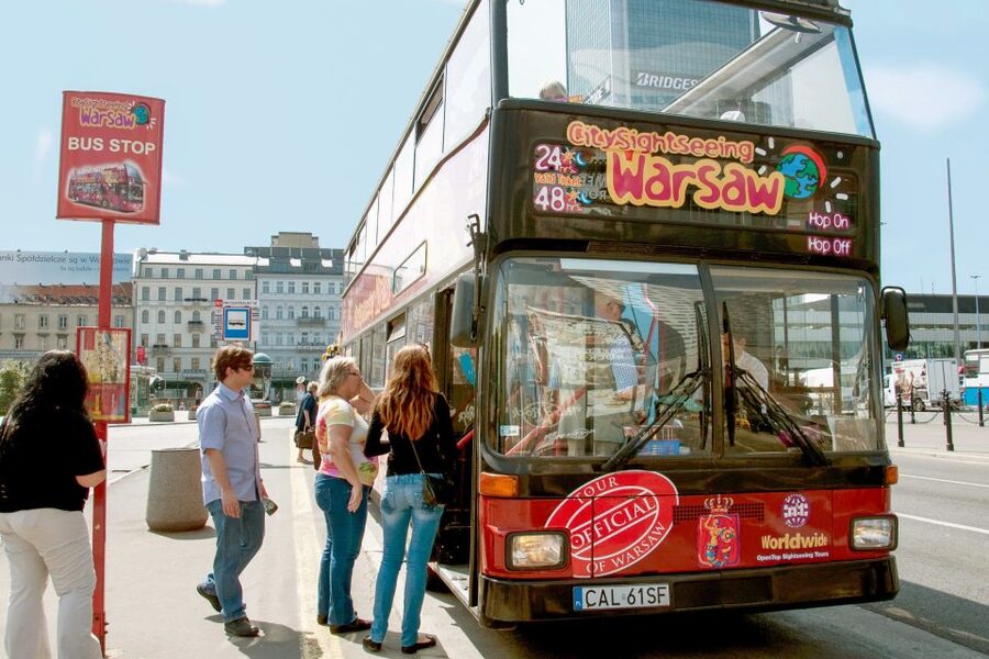 Warsaw: City Sightseeing Hop-On Hop-Off Bus Tour - Blue Route: museums, Chopin, and Lazienki