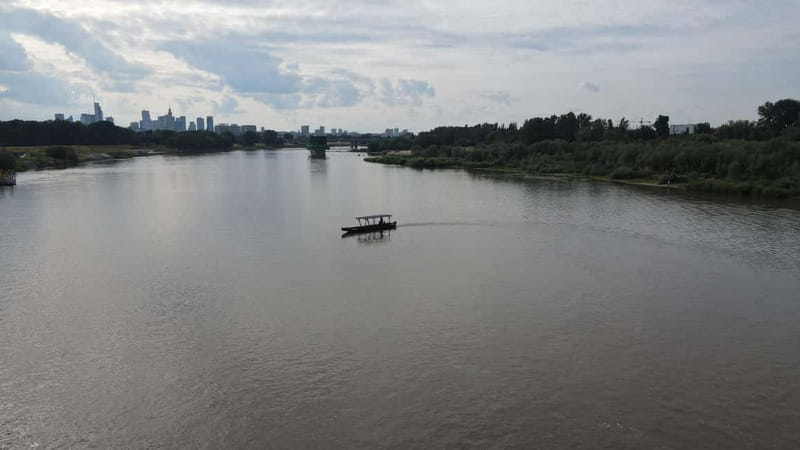 Warsaw: cruise on the Vistula - The Warsaw Mermaid and the return to Marina Warszawa