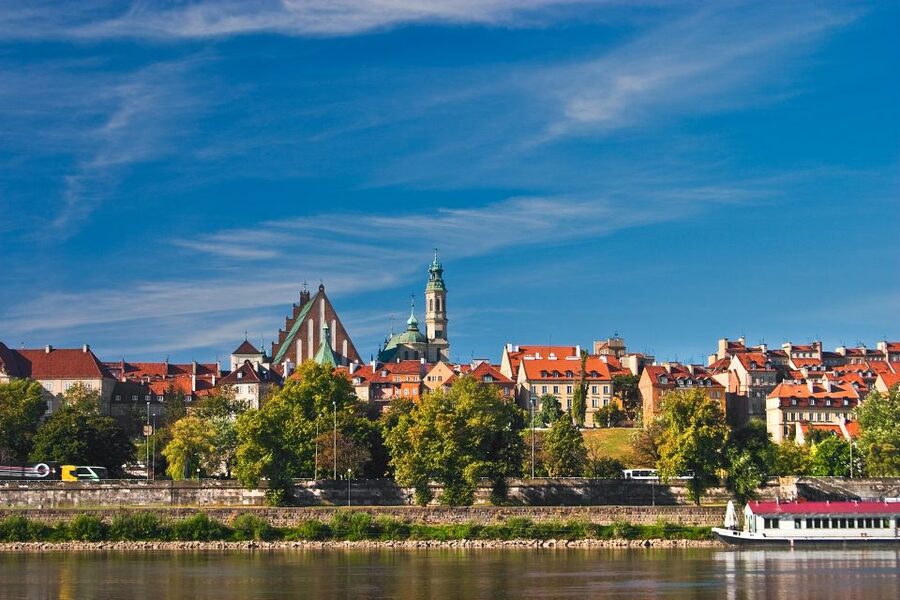 Warsaw: Old and New Town Private Walking Tour - Old Town Square, colorful houses, and the Warsaw Mermaid