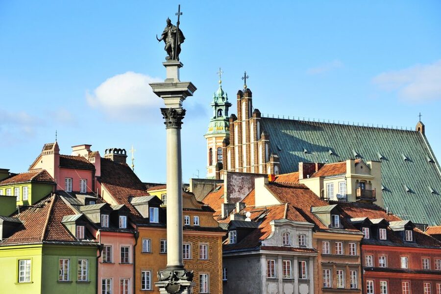 Warsaw: Old and New Town Private Walking Tour - New Town, Krasinski Palace, and the Warsaw Uprising