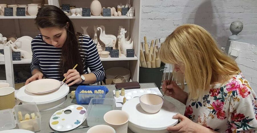 Warsaw: Pottery Decorating Ceramic Workshop - What happens after you finish painting
