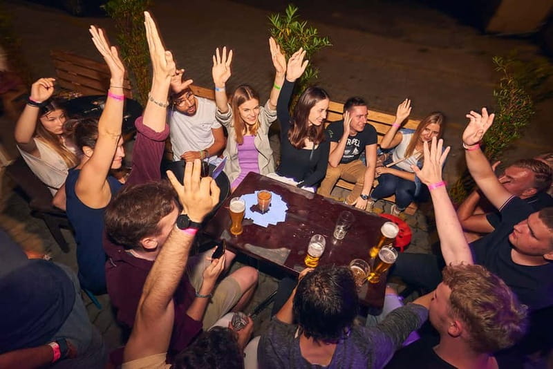 Warsaw: Pub Crawl with Optional 1-Hour Open Bar - Flip Cup, Beer Pong, and 5s Before Moving On