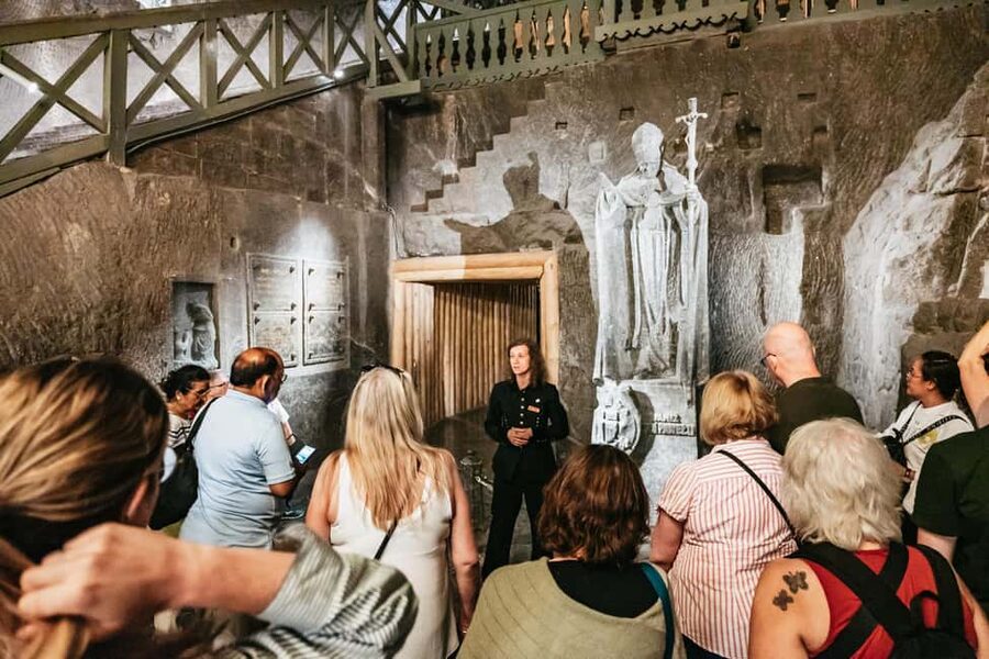 Wieliczka Salt Mine Tour from Kraków – Skip the Line Entry - Chambers, sculptures, and underground lakes
