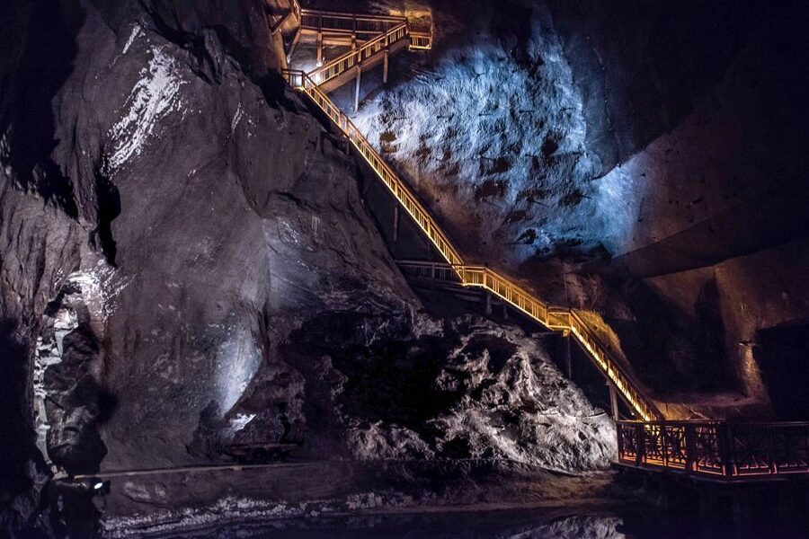 Wieliczka Salt Mine Tour Including Hotel Pick-Up - The first 378 steps below ground