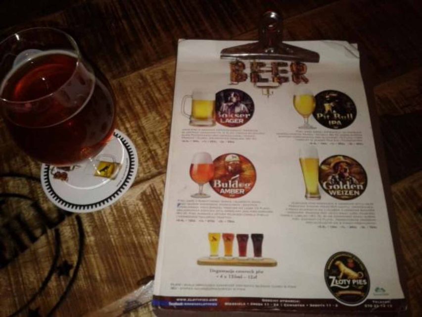 Wroclaw: Guided Tour & Beer Tasting (2 hours) - What the tasting fee really means
