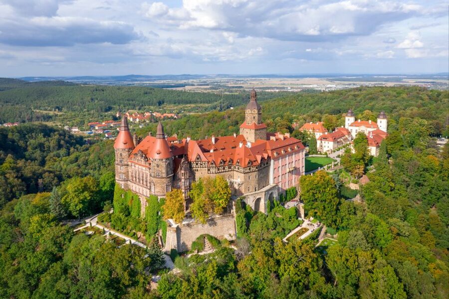 Wroclaw: Lower Silesia, Ksiaz Castle & Church of Peace Tour - Wałbrzych Palm House and the Hochberg family story