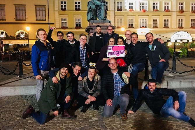 Wroclaw Pub Crawl - Walking through Wroclaw’s Old Town after dark