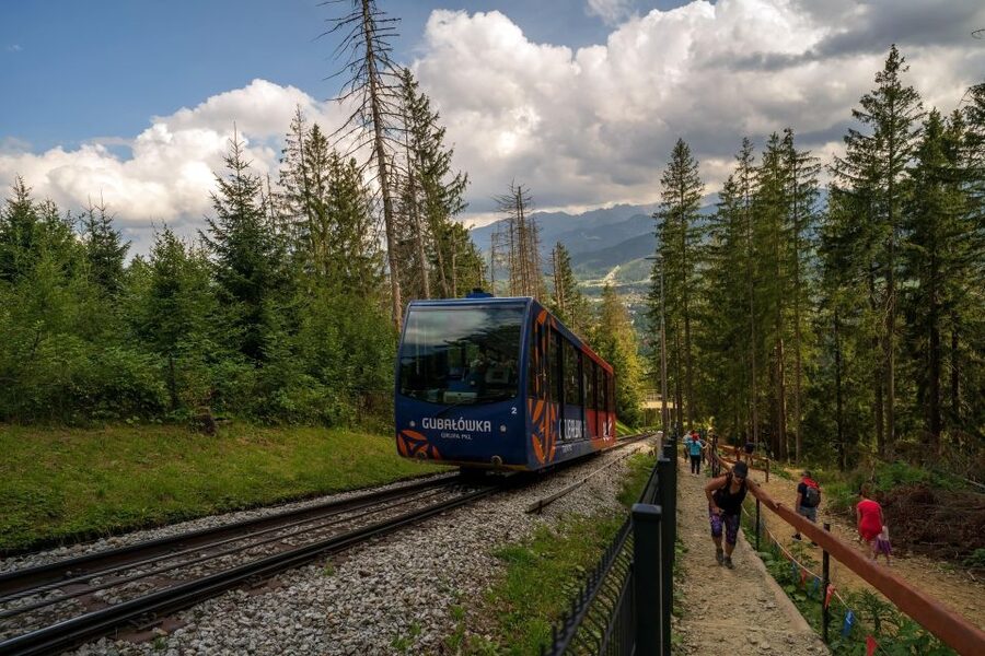Zakopane and Tatra Mountains Day Tour from Krakow - Riding the Gubałówka funicular