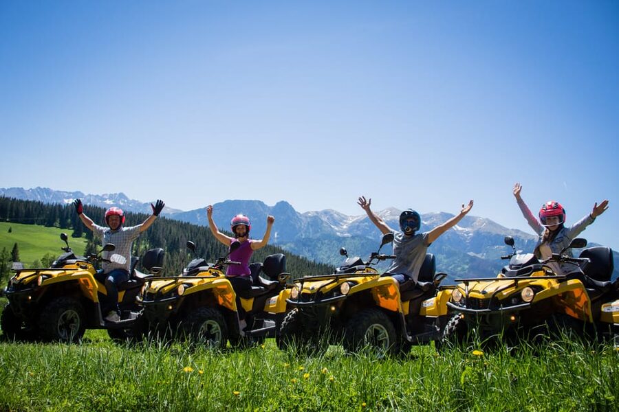 Zakopane: Quad Bike Adventure with Optional Meal - Getting equipped for the ride