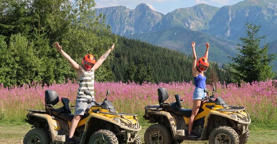Zakopane: Quad Bike Adventure with Optional Meal - Arriving at the Gubałówka base